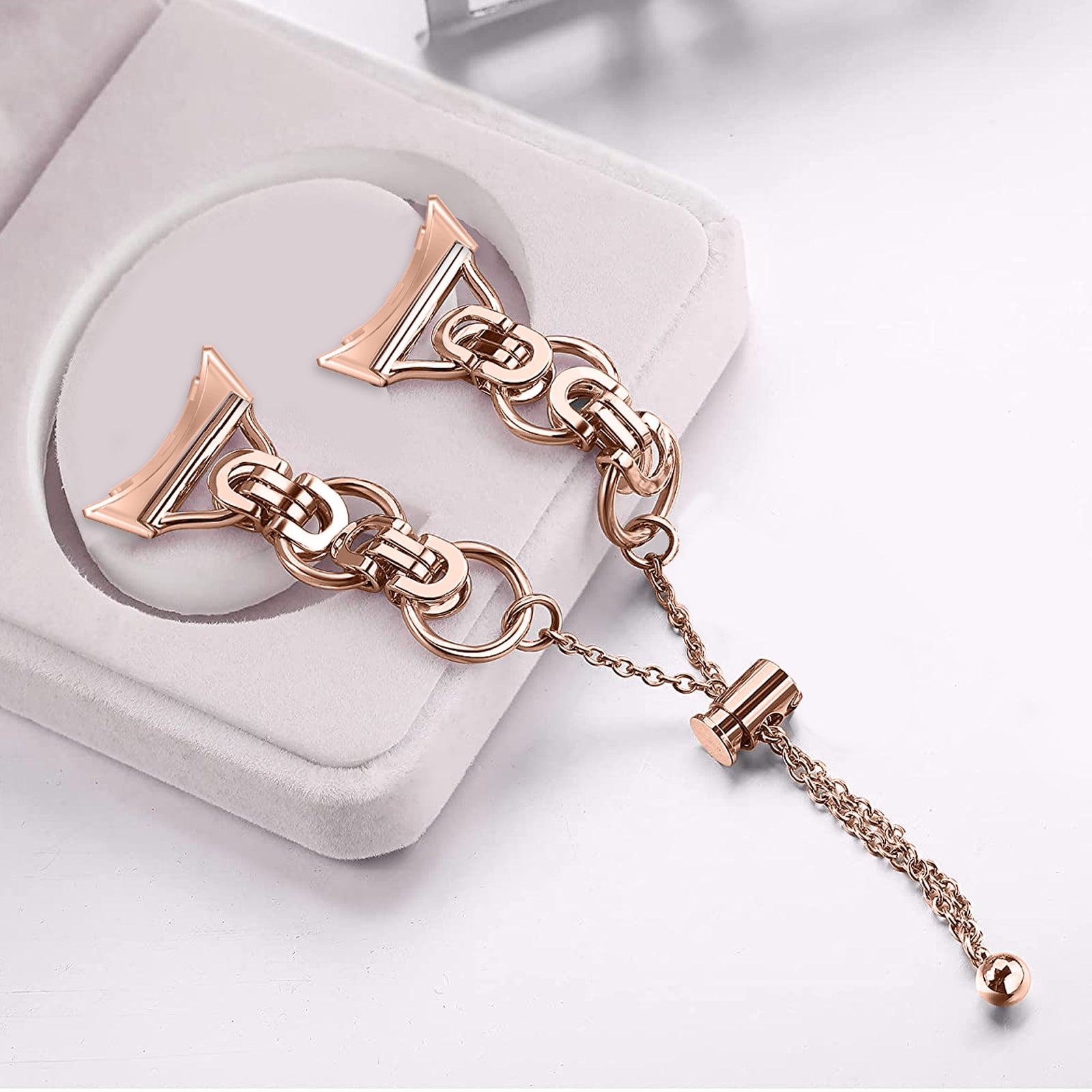 For Google Pixel Watch 2 Pixel Watch Bead Chain Smartwatch Strap Replacement Stainless Strap Bracelet Strap For Google Pixel Watch 2 Pixel Watch Bead Chain Smartwatch Strap Replacement Stainless Strap Bracelet Strap